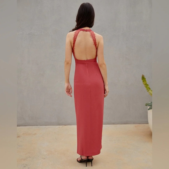 NWT Two Sisters The Label Aubree Dress In Watermelon Size US 10 - Picture 2 of 12